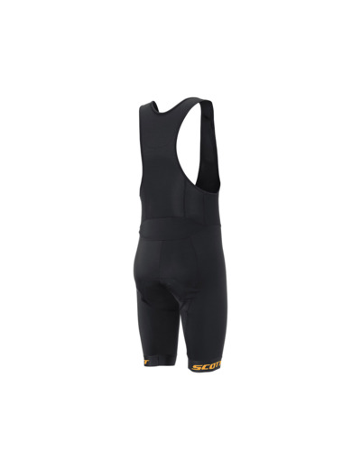 Cuissard à bretelles Homme ENDURANCE ++ Noir/Orange Brillant