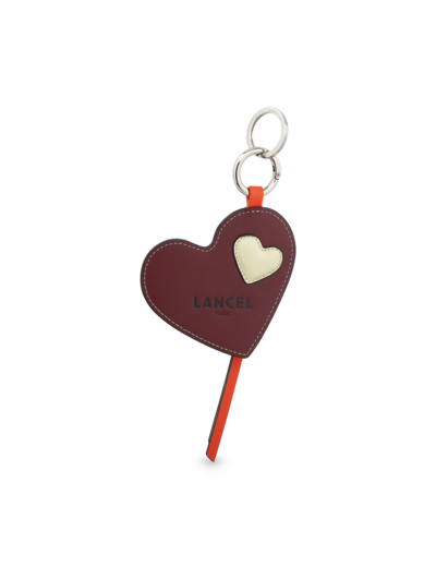 Lucky Love - Porte-clés cœur - Cuir de vachette lisse