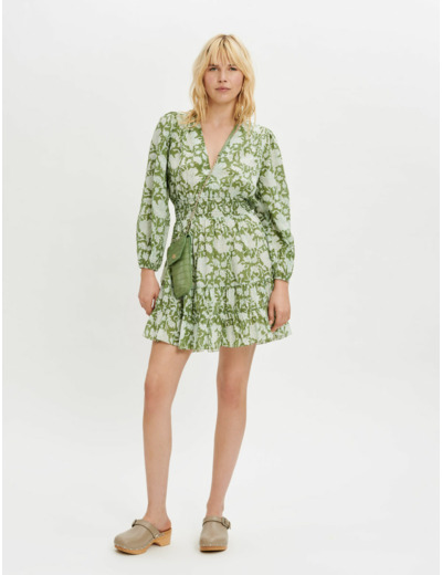 Robe courte imprimée