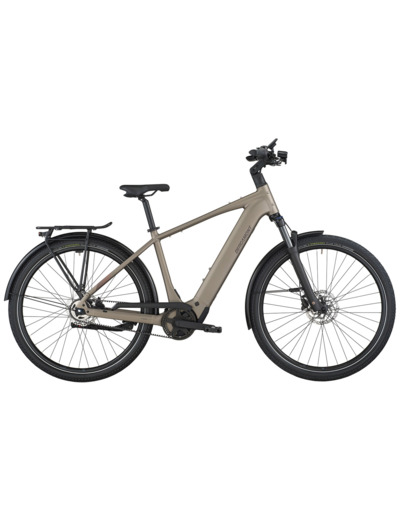Vélo urbain/trekking électrique E-HORIZON TOUR 20 BELT Argent Chaud