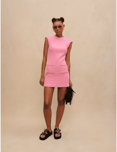 Robe courte droite