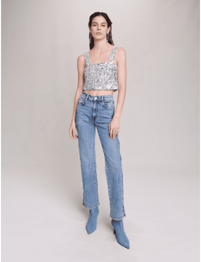 Top à sequins
