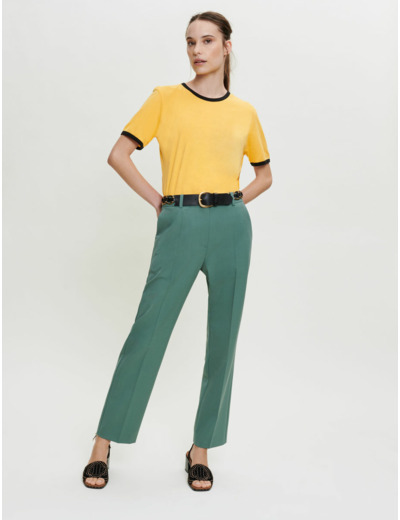 Pantalon de tailleur droit