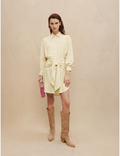 Robe courte à nouer