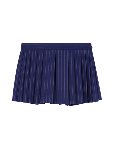 Short trompe l'œil à rayures