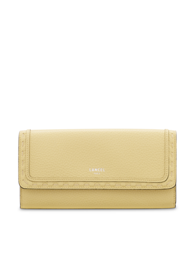 Premier Flirt de Lancel - Portefeuille slim rabat - Cuir de vachette grainé