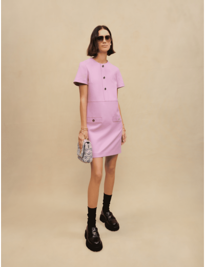 Robe courte droite