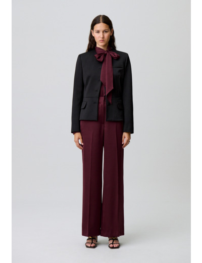 Pantalon fluide satiné