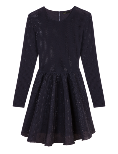 Robe courte à strass