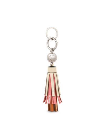 Les Ailes de Lancel - Porte-clés pompon XL - Cuir lisse et métal