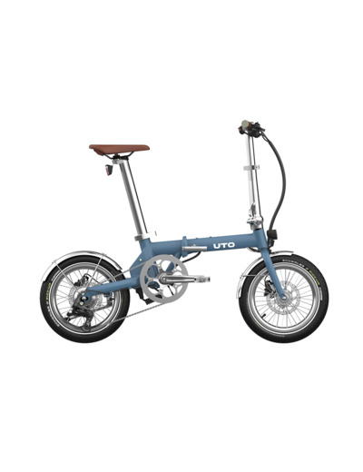 Vélo pliant électrique OG16 Bleu Satin