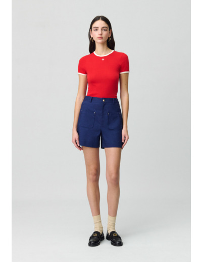 Short denim