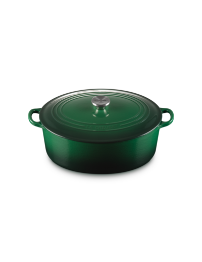 Cocotte ronde 31cm en fonte émaillée Cactus