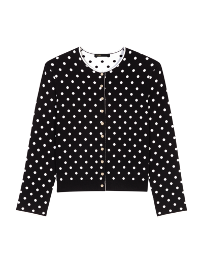 Cardigan en maille jacquard