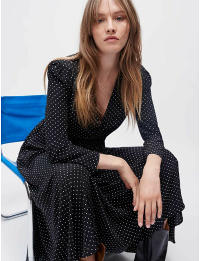 Robe longue cintrée