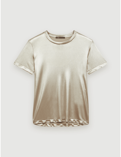 Tee-shirt en lamé