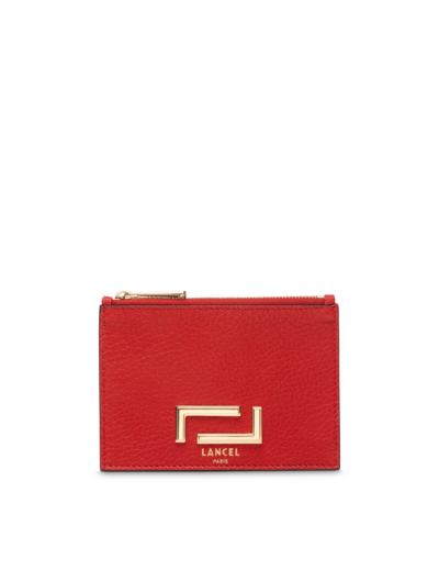 Pia de Lancel - Porte Cartes Femme - Rouge Lancel
