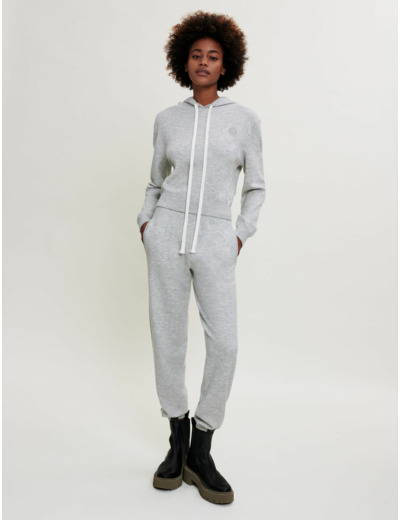 Hoodie en molleton chiné