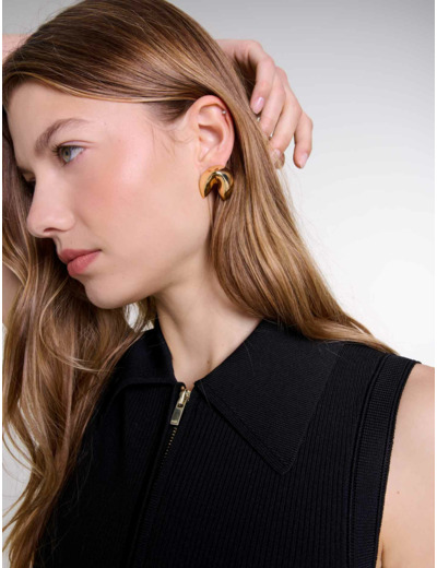Boucles d'oreilles fortune cookie
