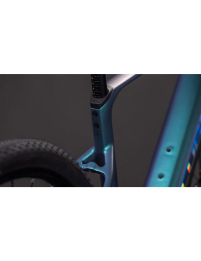 Vélo trekking électrique NULANE HYBRID C:62 SLX 400X Bleu Polaire