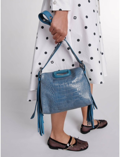 Sac Miss M Mini en cuir effet croco