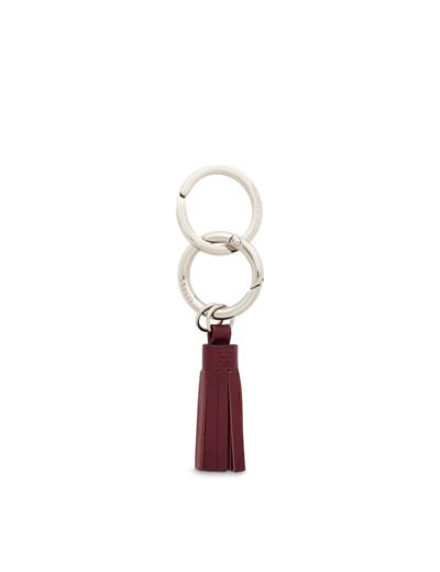 Charms de Lancel - Base porte-clés pompon personnalisable - Cassis