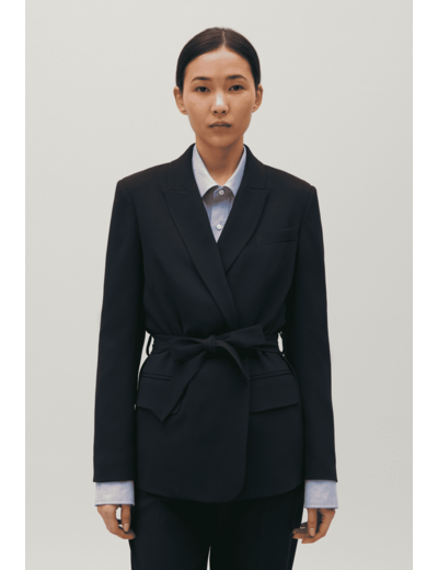 Veste tailleur bleu marine