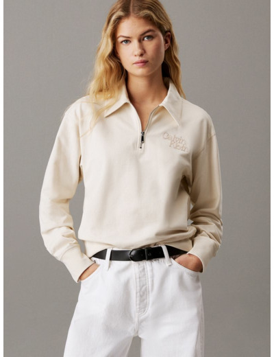 SWEAT-SHIRT POLO EN TERRY FRANÇAIS