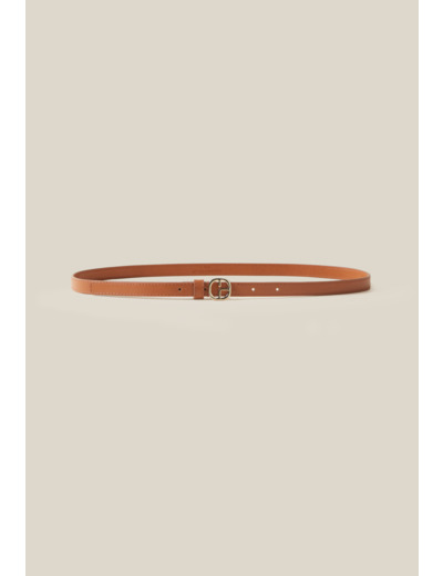 Ceinture cuir boucle CP