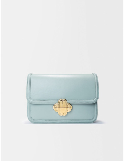 Sac en cuir fermoir clover