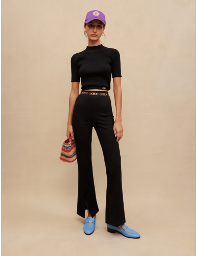 Pantalon fendu