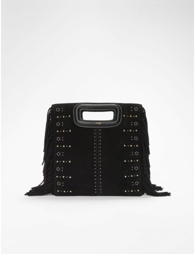 Sac M en suède à studs