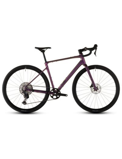 Vélo de gravel NUROAD SLX Violet/Noir