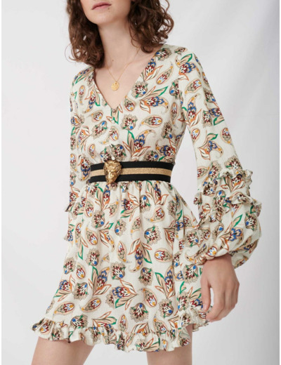 Ceinture élastique à ornement doré