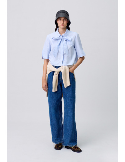 Chemise courte carreaux