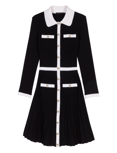 Robe courte en maille