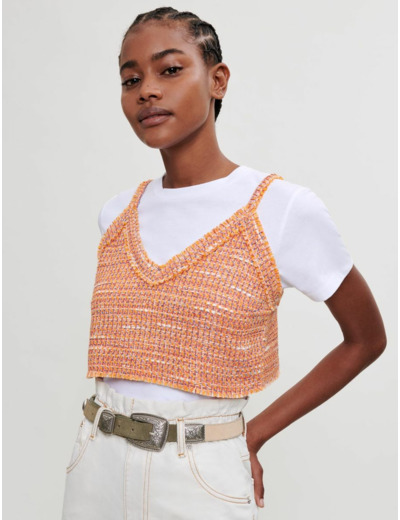 Ceinture en cuir suède