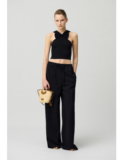 Top fine maille noeud