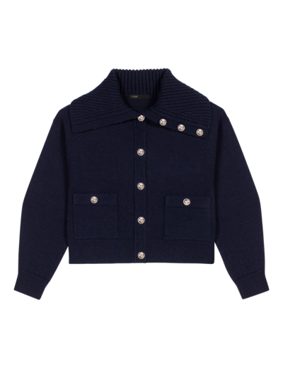 Cardigan en laine mélangée