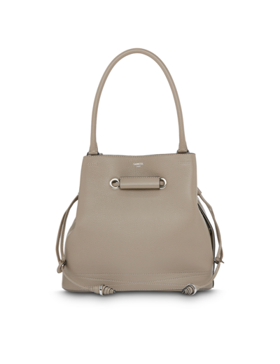 Le Huit de Lancel - Sac seau cabas - Moyen modèle - Cuir de vachette grainé