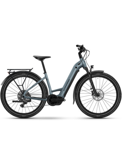 Vélo urbain/trekking électrique YUCATAN X9 LOW Glacier