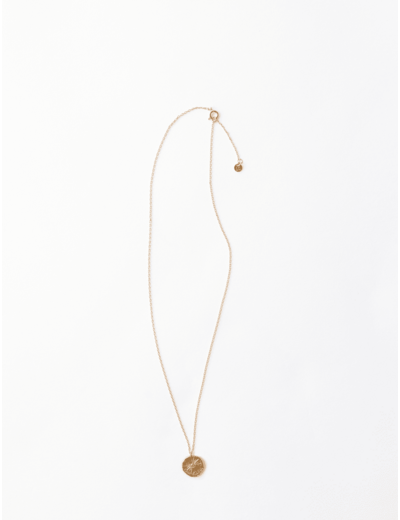 Collier "Mon Soleil" en plaqué or