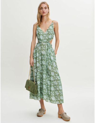 Robe en coton imprimé