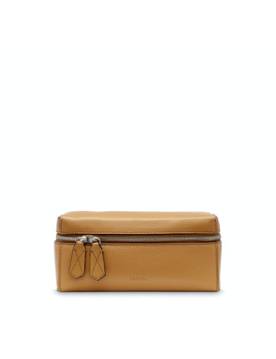 Signature de Lancel - Etui montres et bijoux - Grand modèle - Camel