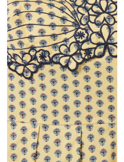 Robe longue décolletée