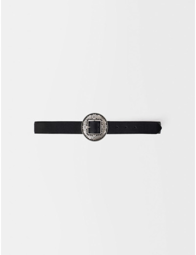 Ceinture en cuir à boucle