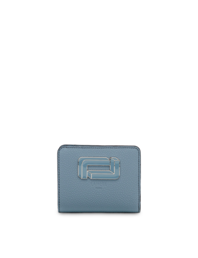 Mia de Lancel - Portefeuille compact medium zippé - Moyen modèle - Nuage