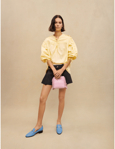 Chemise médiévale lacée en coton