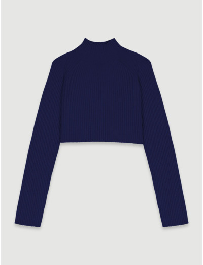 Robe courte 2-en-1 en maille