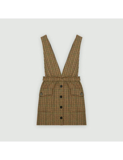 Robe bretelles à carreaux